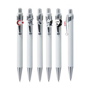 Figürlü Yarı Metal Tükenmez Kalem