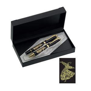 Kabartmali Metal Kalem Seti