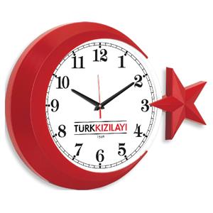 Ay Yıldızlı Duvar Saati