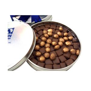 Metal Kutuda 500 gr Çikolatalı Lokum