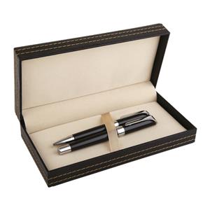 Deri Kutulu Ikili Kalem Seti