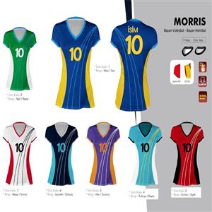 Morrıs   Yeni Nesil Dijital Bayan Voleybol Forması