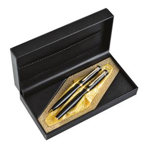 Deri Kutulu Ikili Kalem Seti