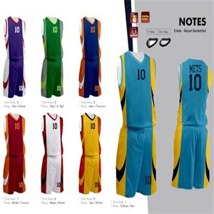 Notes Yeni Nesil Dijital Basketbol Forması