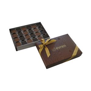 750 gr lık Karton Kutuda Madlen Çikolata